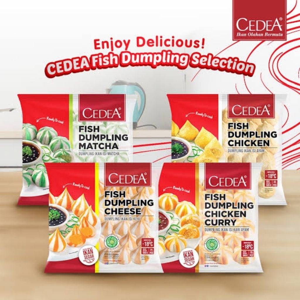 

cedea dumpling cheese chicken 500gr