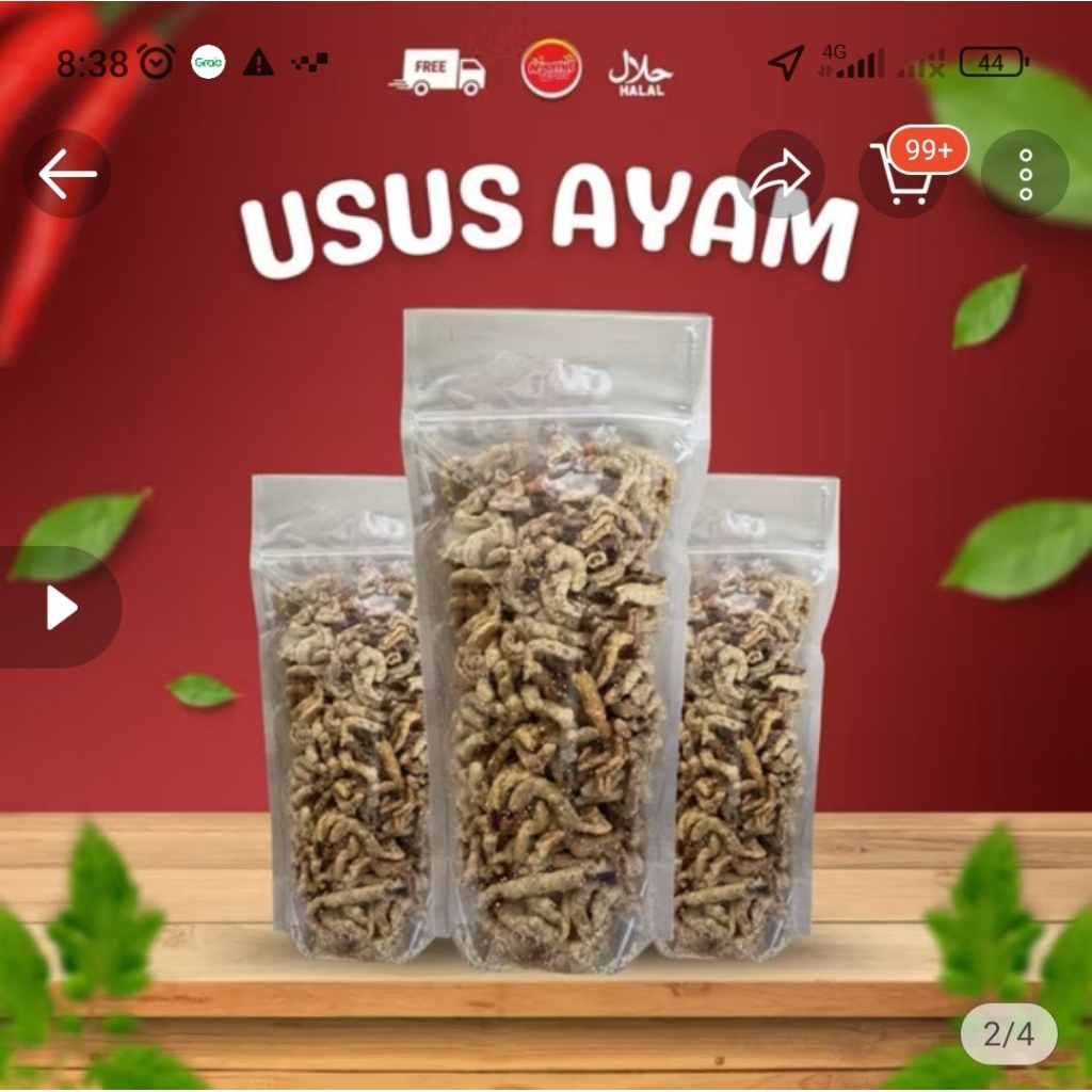 

keripik usus ayam premium gurih renyah 250gram