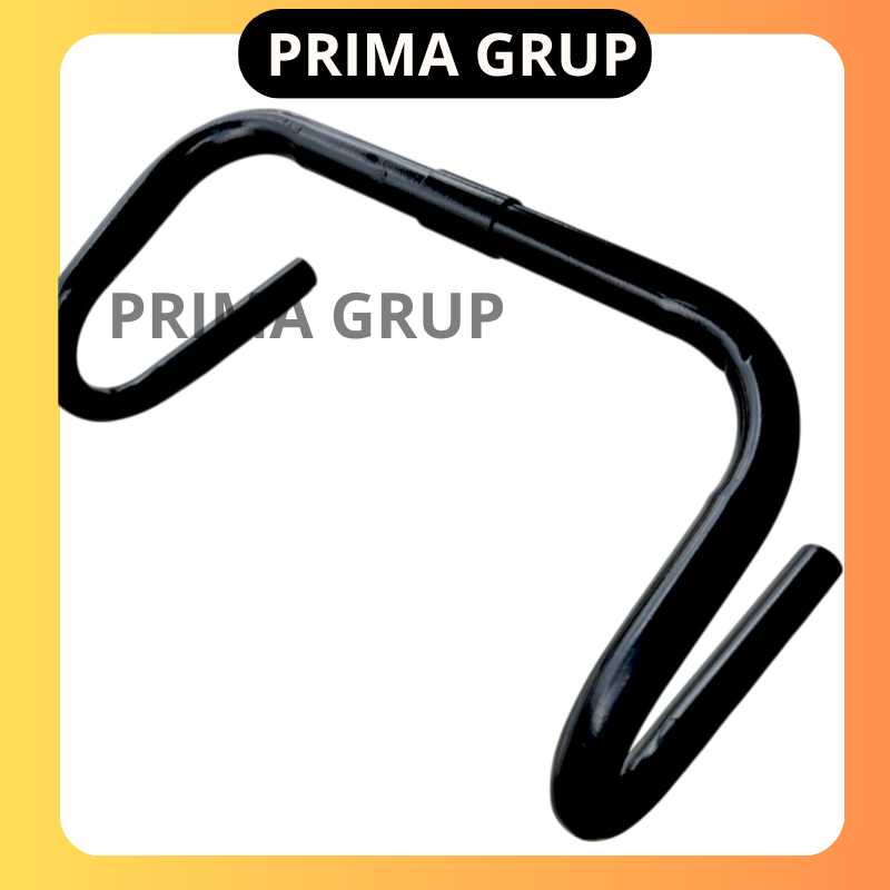 PG Stang dropbar besi standar 25,4 sepeda fixie balap jadul gravel stang sepeda balap fixie