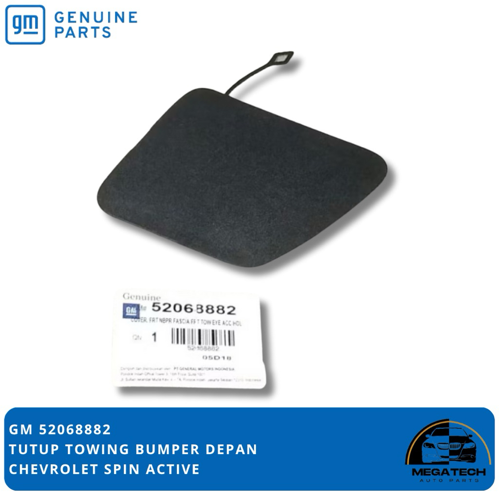 TUTUP DEREK TOWING BUMPER DEPAN CHEVROLET SPIN ACTIVE ORIGINAL GM 52068882