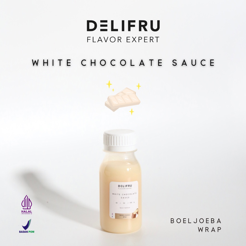 

Delifru White Chocolate Sauce Repack [30, 50, 100] g / Recommend to try!