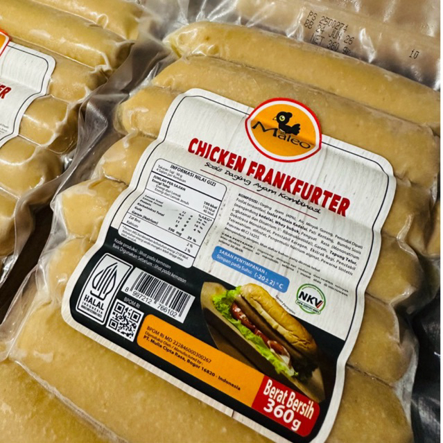

Maleo Chicken Frankfurter 360gr
