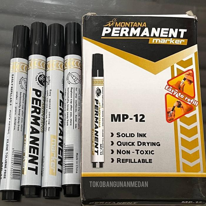 

JUAL SPIDOL PERMANEN MONTANA 1 PCS /SPIDOL PAPAN TULIS PEMANEN