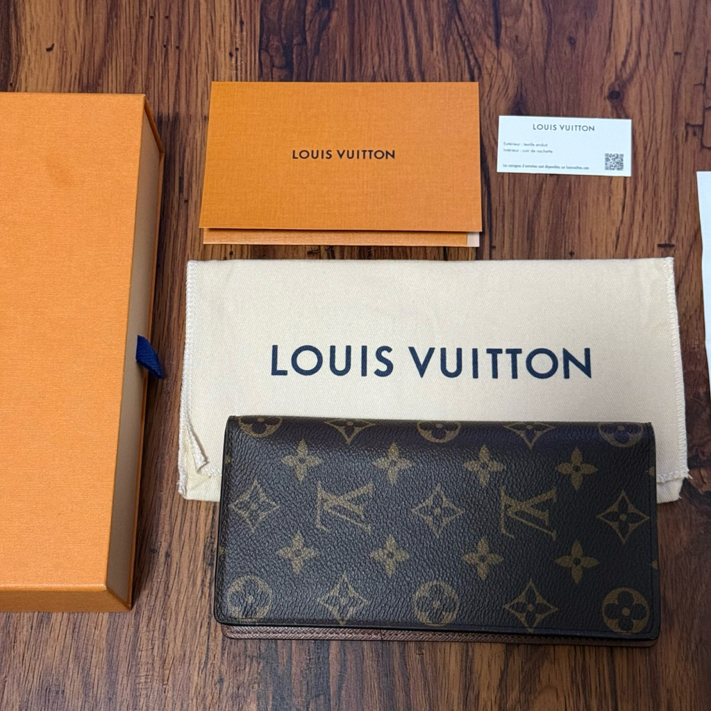 Preloved - Authentic LV Brazza Wallet Monogram Canvas