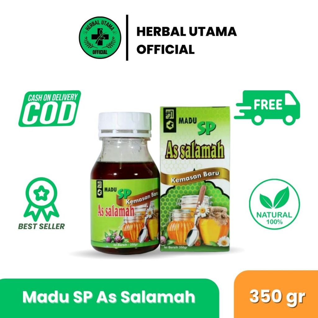 MADU SP AS SALAMAH SPESIAL PENCERNAAN 350 GRAM | AS SALAMAH OBAT MAAG, GERD, ASAM LAMBUNG