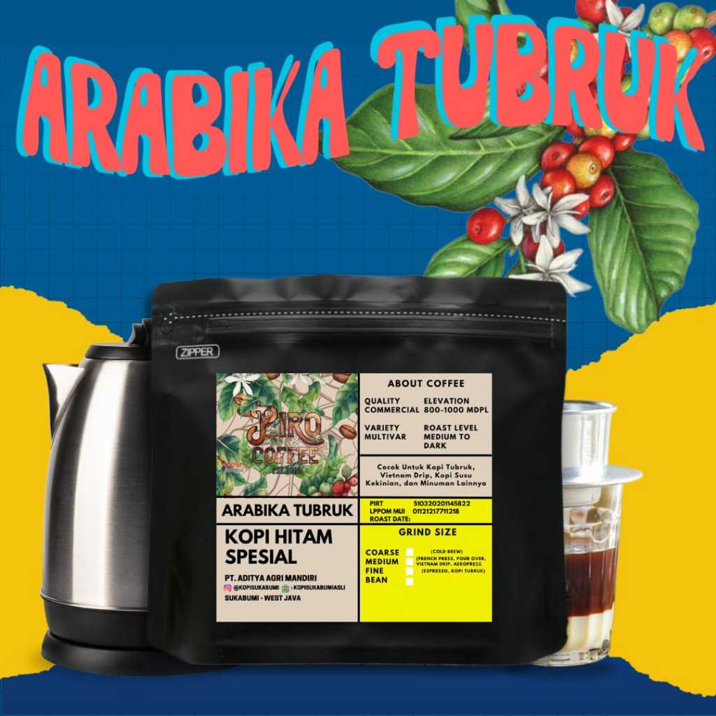 

Arabika Tubruk Espresso Kopi Sukabumi Bubuk Kopi Hitam