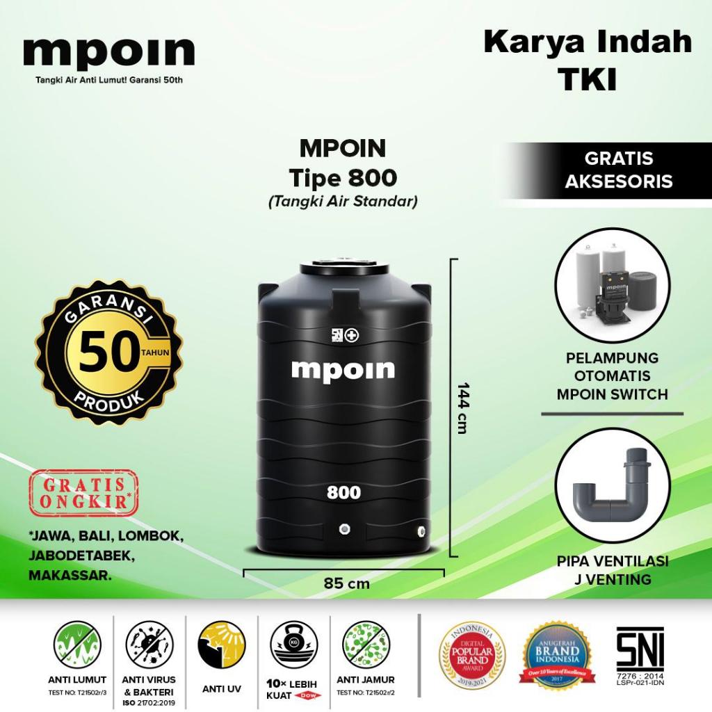 TOREN AIR MPOIN W800 750L WATER TANK TOREN TANDON 750 LITER W 800