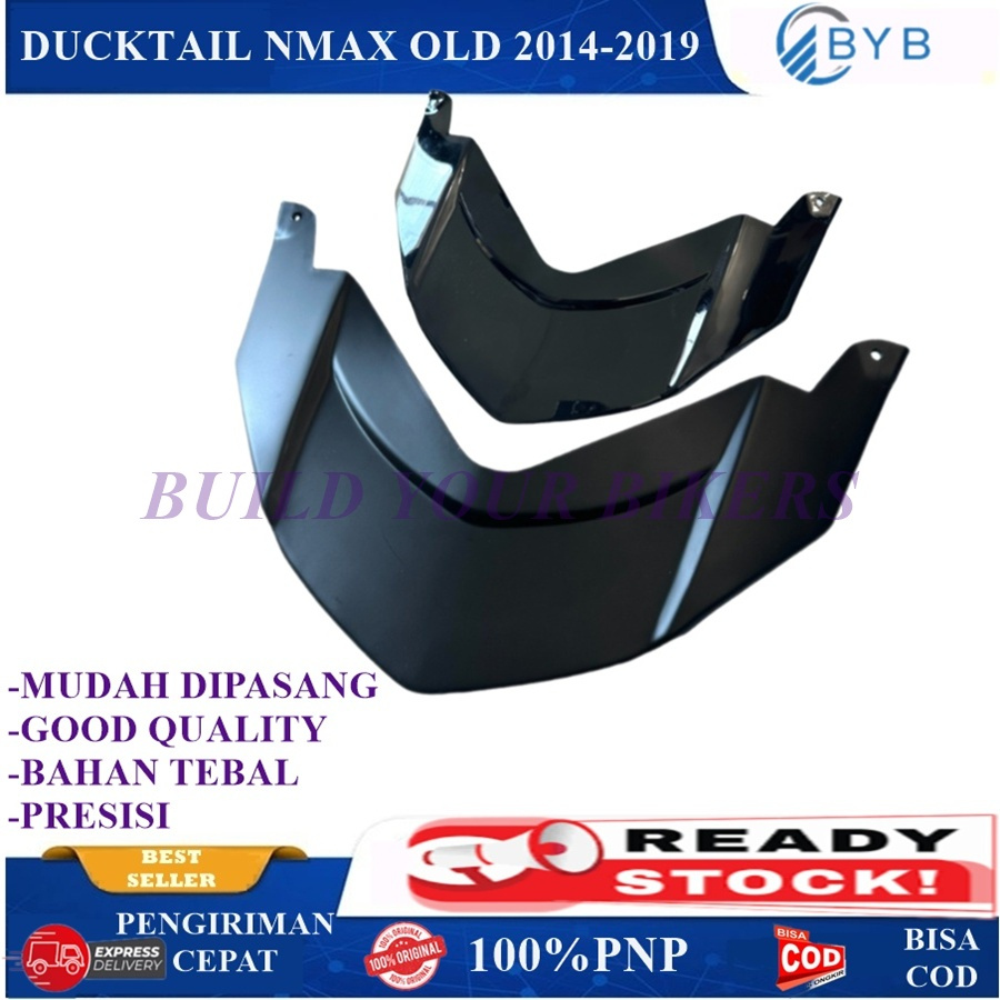 DUCKTAIL NMAX OLD 2014-2019 COVER TOPI LAMPU NMAX LAMA 2014-2019 TUTUP LAMPU BELAKANG NMAX LAMA
