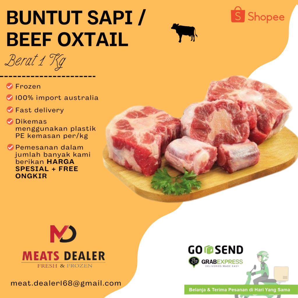 

Buntut Sapi / Oxtail beef 1 Kg