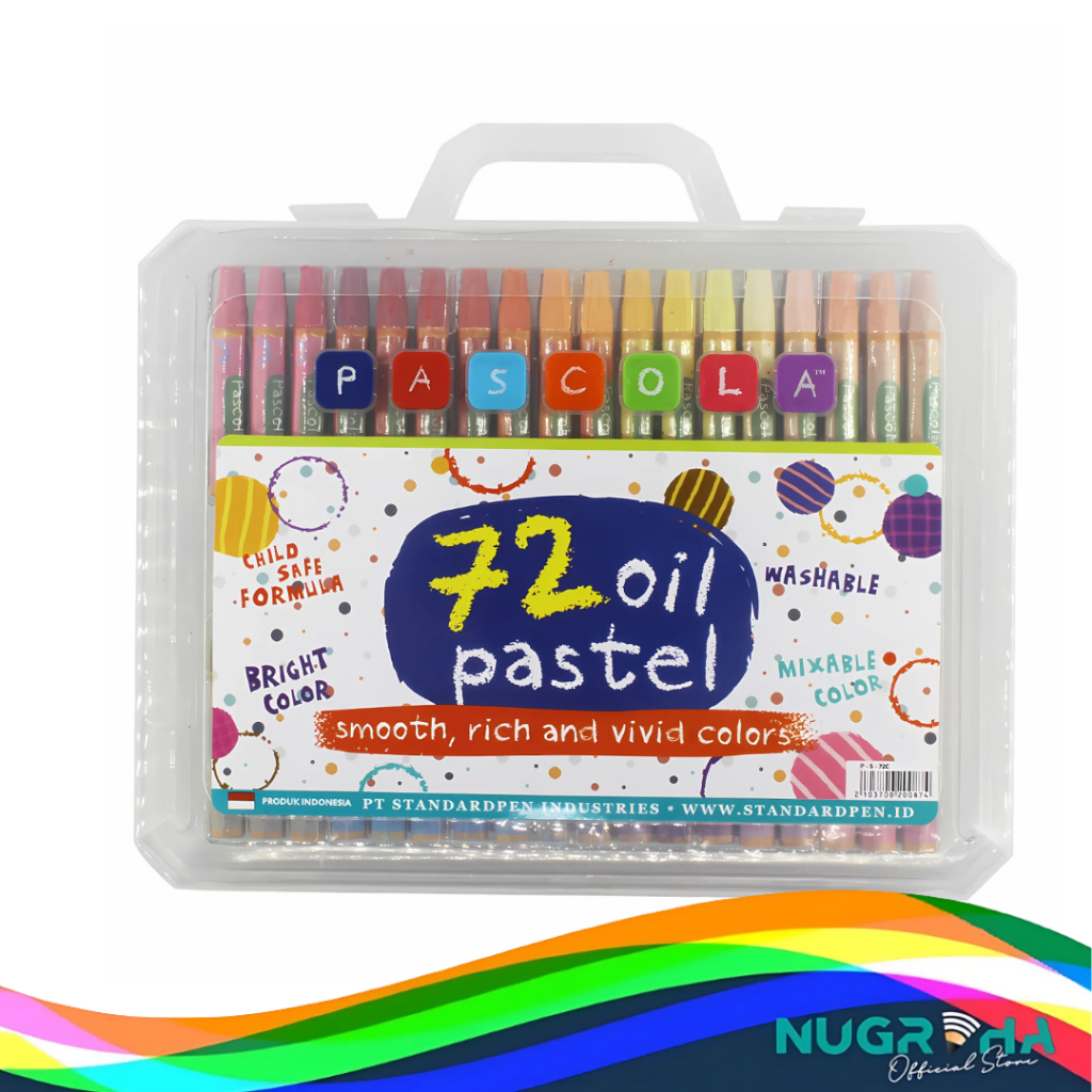 

CRAYON / OIL PASTEL PASCOLA ISI 72 WARNA