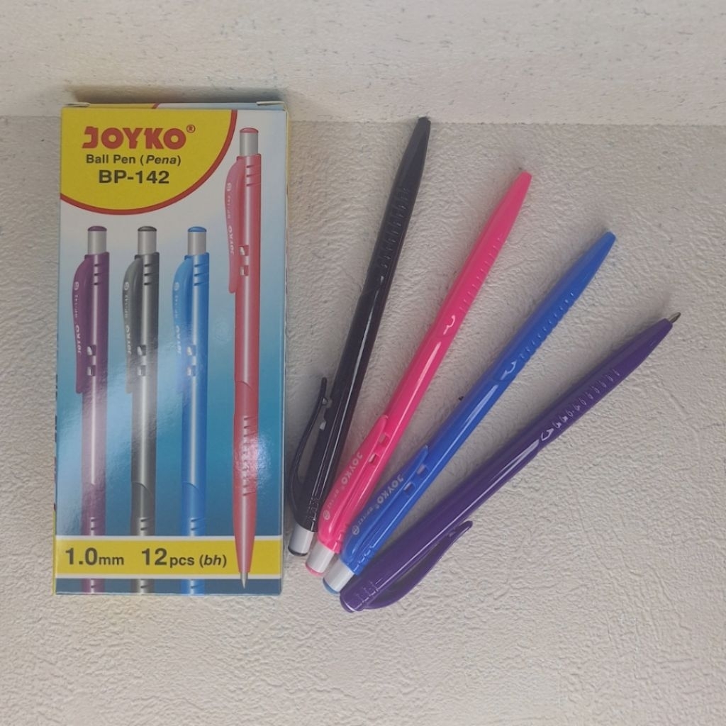 

PULPEN MURAH JOYKO CETREK BP-142/ PERGROS ISI 12 PAK