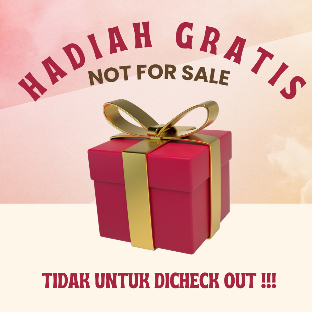 

TIDAK UNTUK DIJUAL/ FREE PRODUCT - Hadiah Gratis Tidak Untuk Dijual