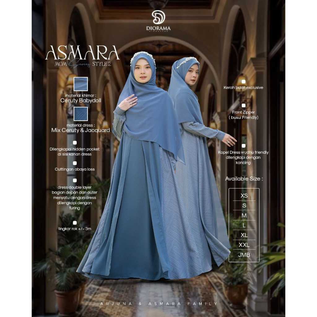 ARJUNA ASMARA MOM STYLE 2 DRESS ONLY