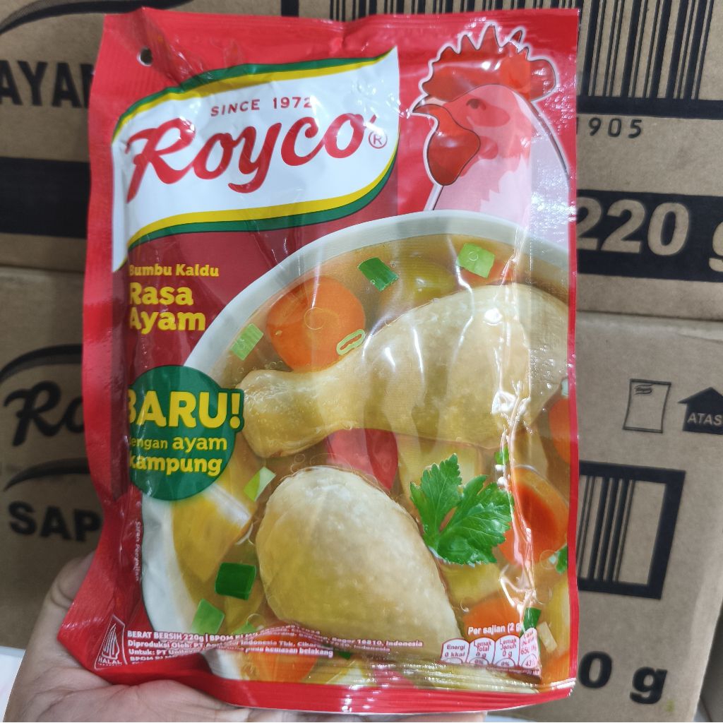 

Royco Bumbu Kaldu Rasa Ayam dan Sapi 220gr
