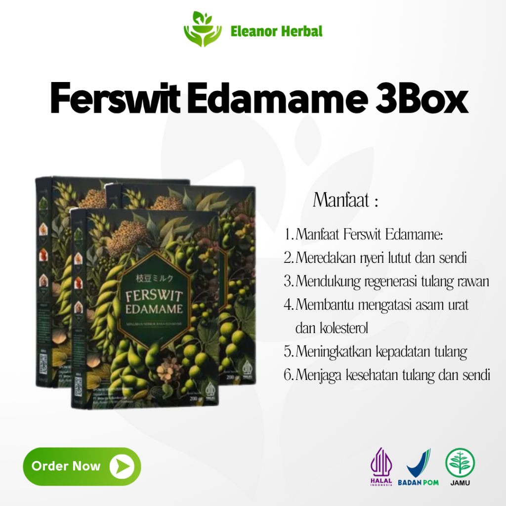 

Ferswit Susu Edamame Jepang Asli Paket 3 Box Susu Nabati