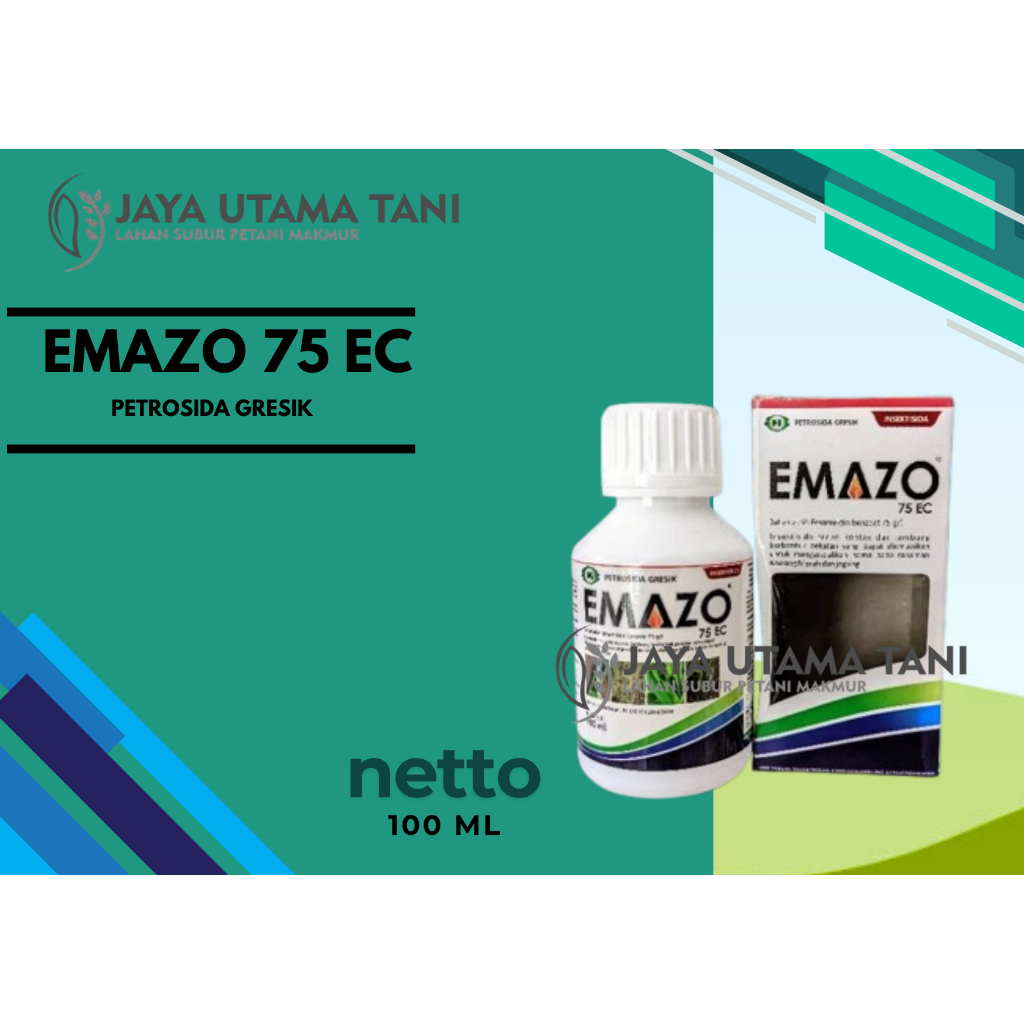 EMAZO 100ML / Insektisida Emazo 75 EC 100 ML Emmamectin Benzoat