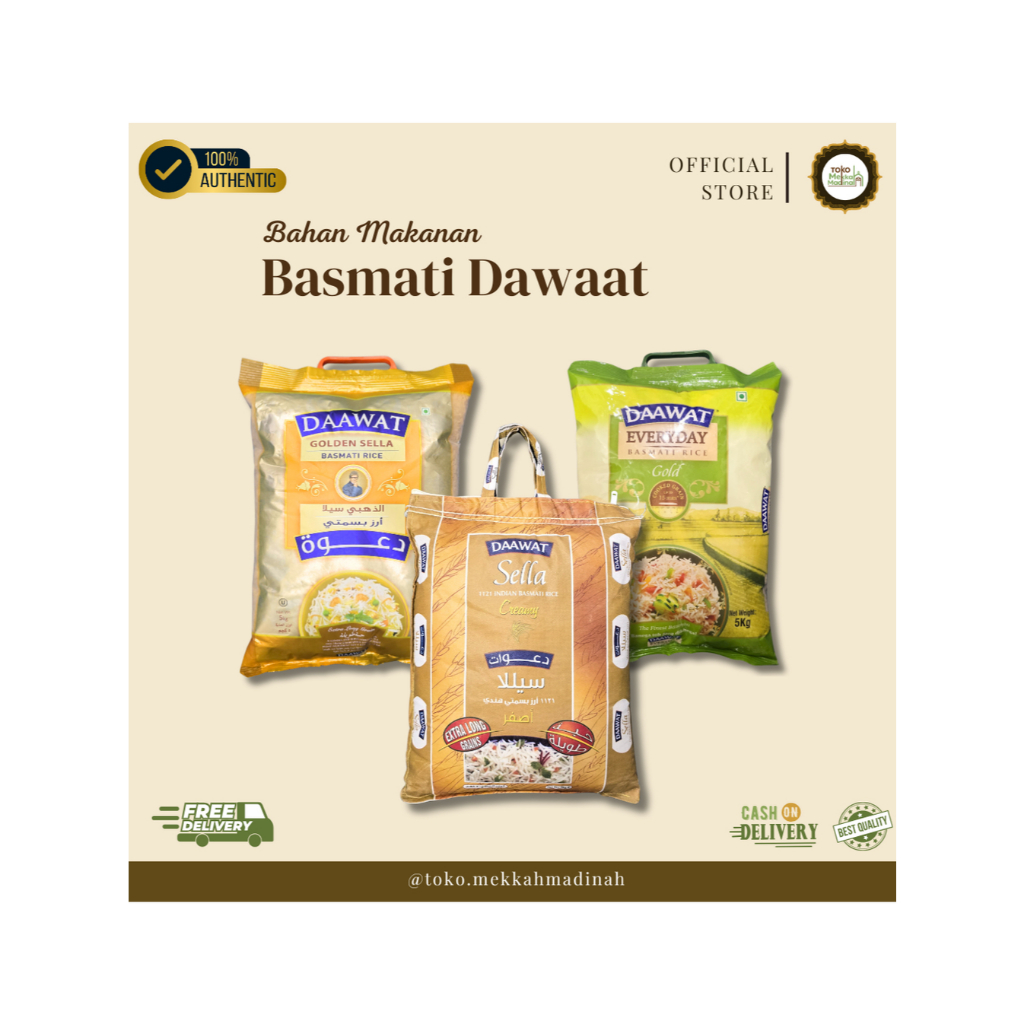 

Beras Basmati Daawat 5kg – Premium Quality Import