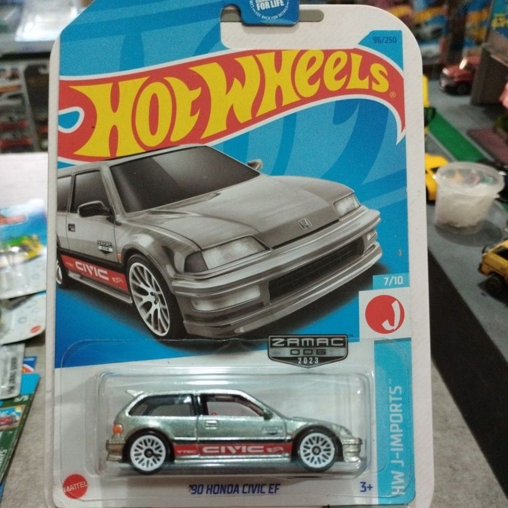 Hotwheels '90 HONDA CIVIC EF Zamac