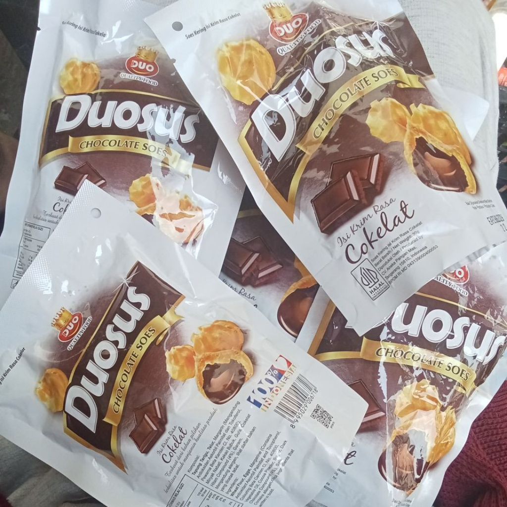 

Paket isi 5 DUOSUS Chocolate soes