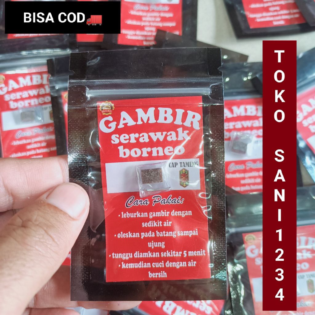 Gambir Serawak Borneo untuk pria