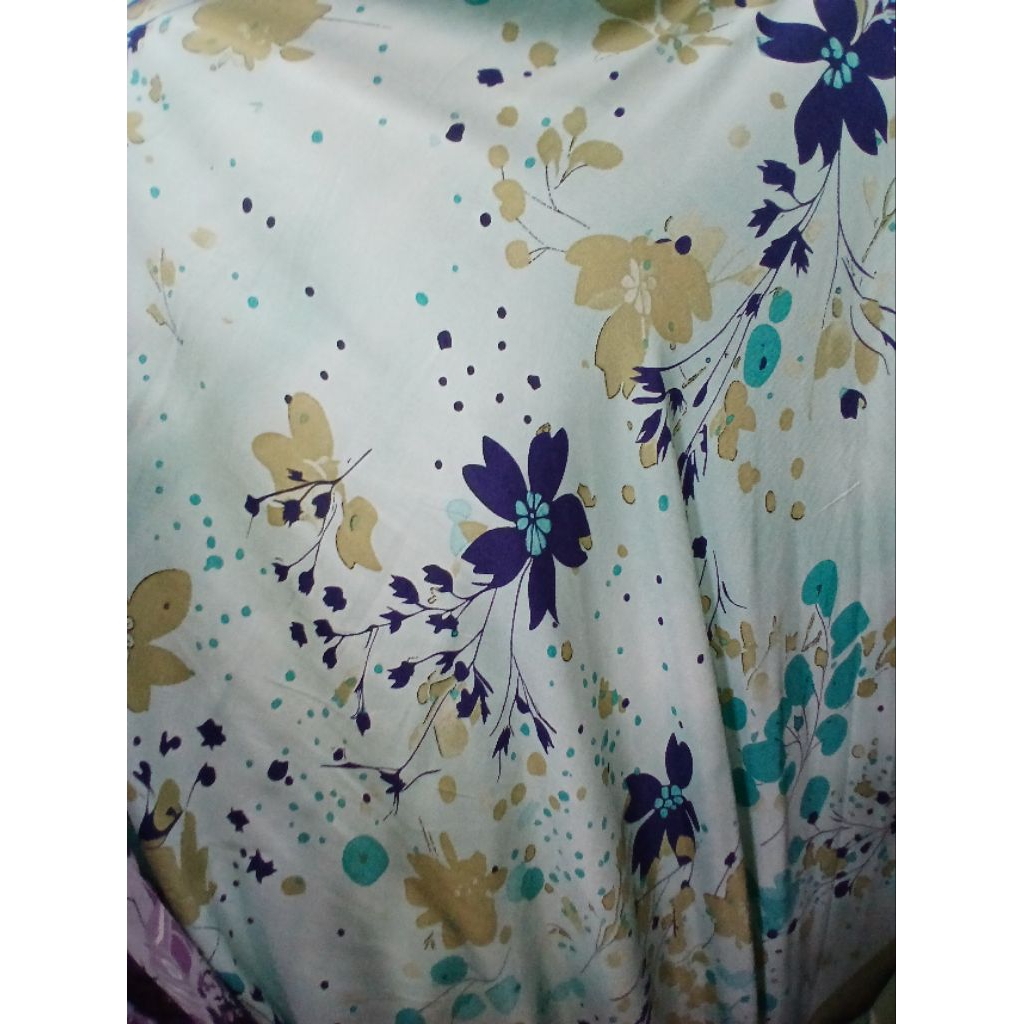 Kain/Bahan katun rayon motif premium meteran//Kain katun rayon premium motif karakter//Bahan katun r
