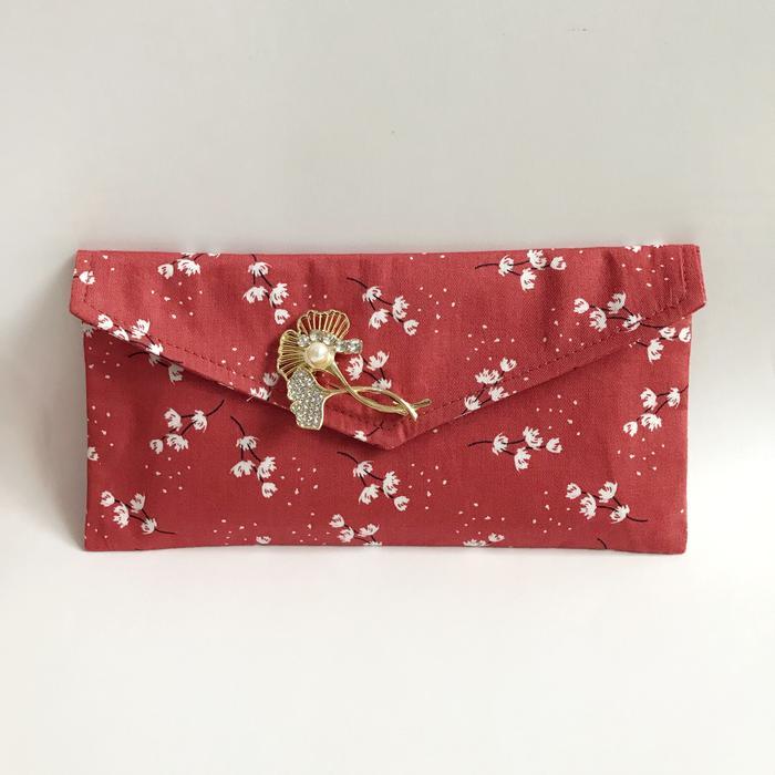 

Angpao kain wedding amplop kain halus dompet kain Wanita amplop kain sumbangan