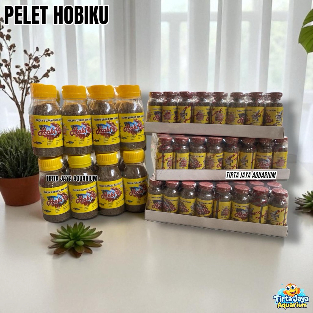 PELET IKAN HOBIKU PACK PELET CUPANG GUPPY PLATTY MOLLY DISCUSS TETRA ANGGLE FISH KAN HIAS KECIL HALU