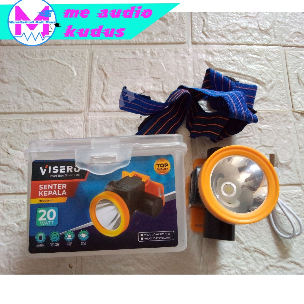SENTER KEPALA VISERO VHL-0120 20W PUTIH