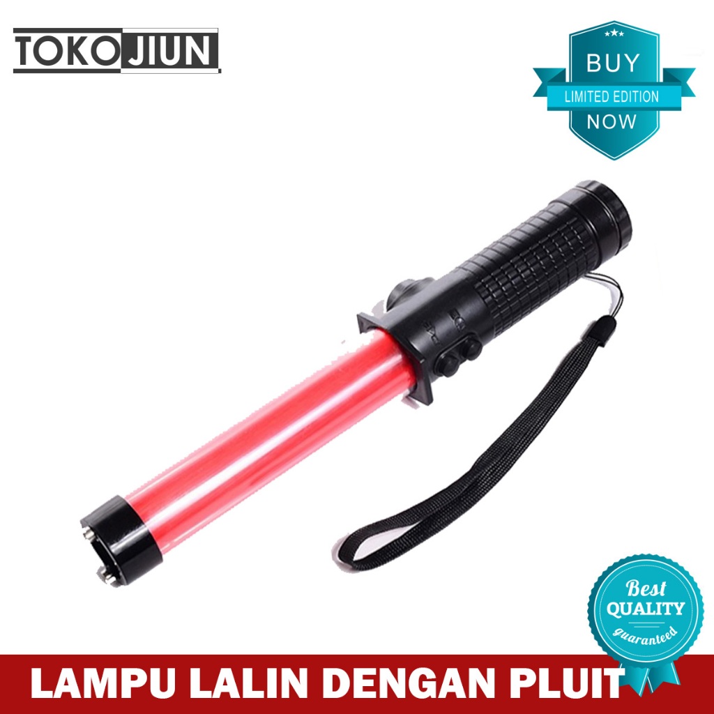 Tongkat Lalin Dengan Pluit Nyaring Ada Lampu Senter Tongkat Parkir