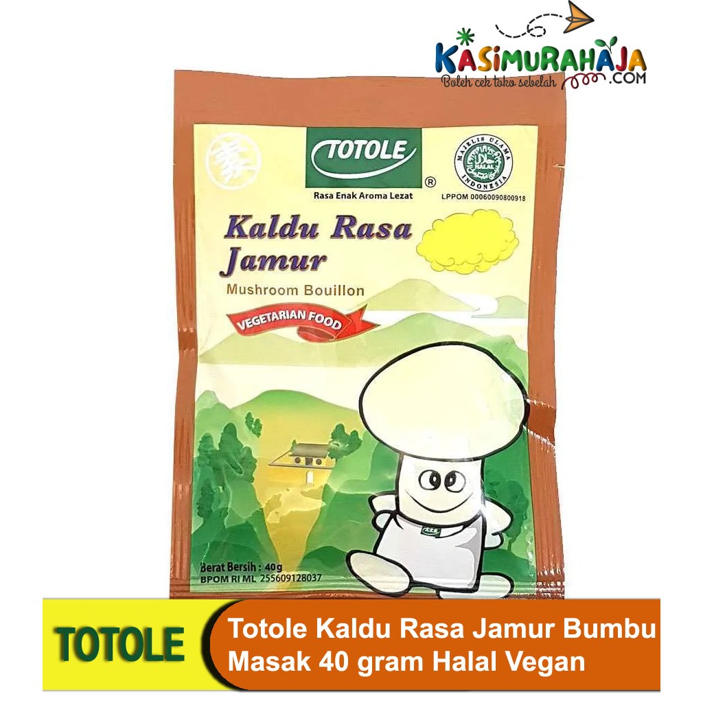 

Totole Kaldu Rasa Jamur Bumbu Masak 40 gram Halal Vegan