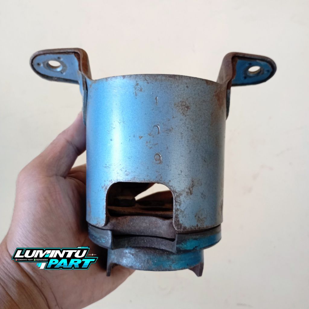 Pangkon stang C70 ori copotan pangkon stang C70 MK1 MK2 ori copotan cat original biru