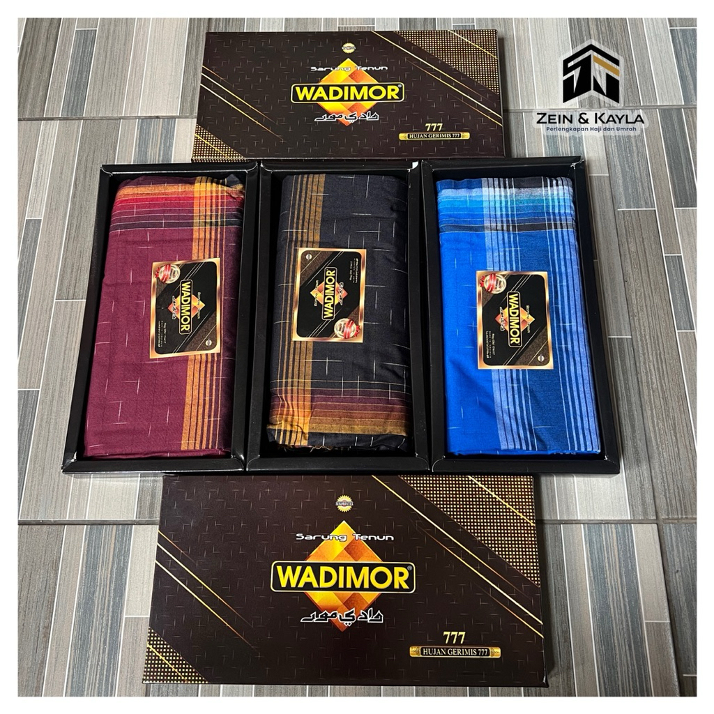 Sarung Tenun Wadimor Hujan Gerimis 777 ~ Kain Sarung Wadimor Original Motif Hujan Gerimis