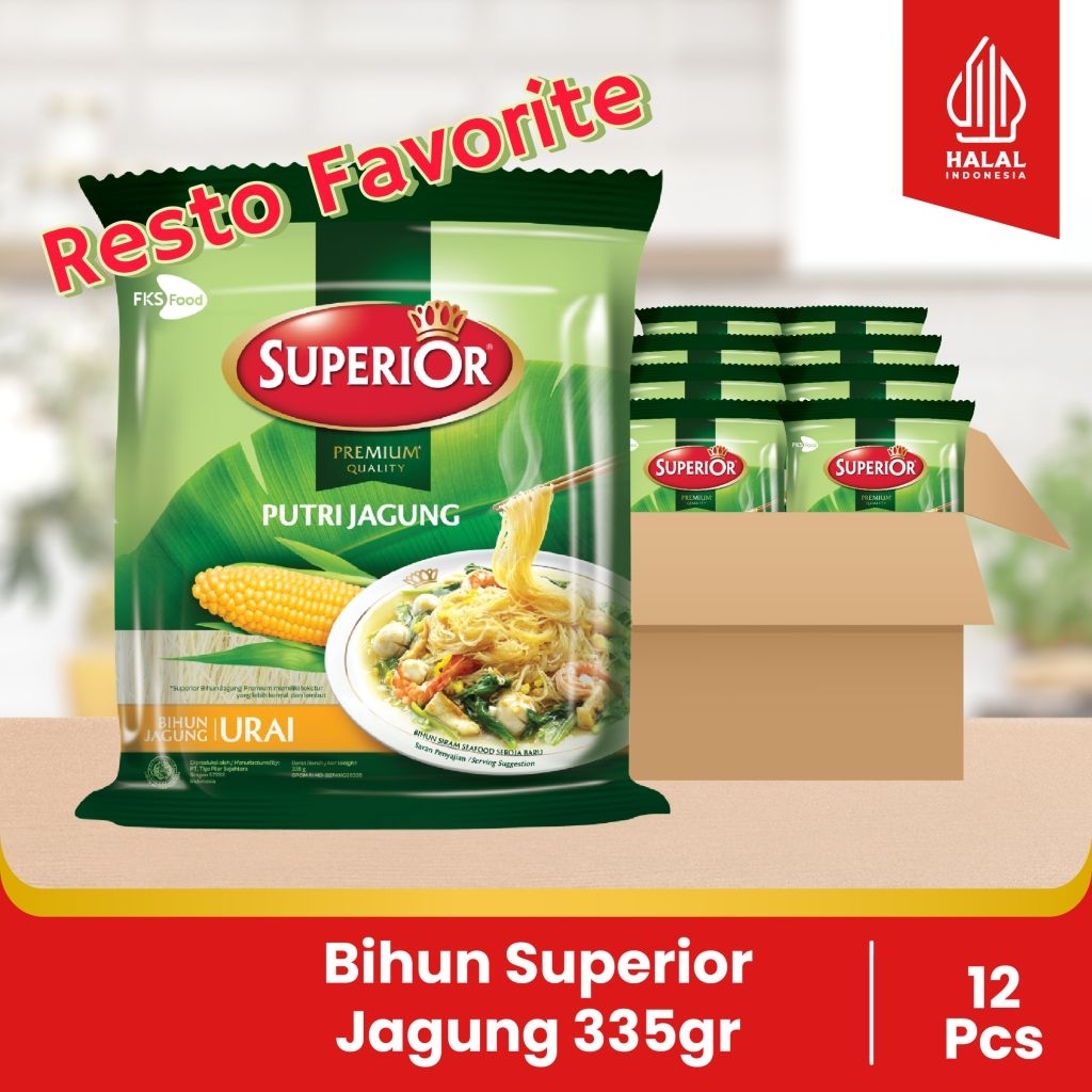 

Bihun Superior - Jagung - 1 Bal - 12 Keping