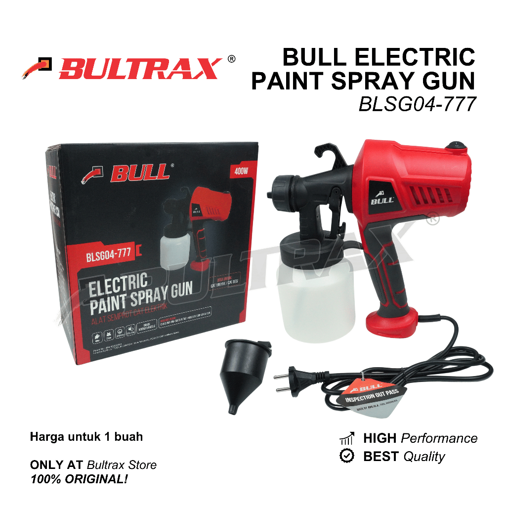 BULL Spraygun Elektrik Alat Semprot Cat Listrik / Alat Cat Mobil Motor Sprayer BLSG04-777