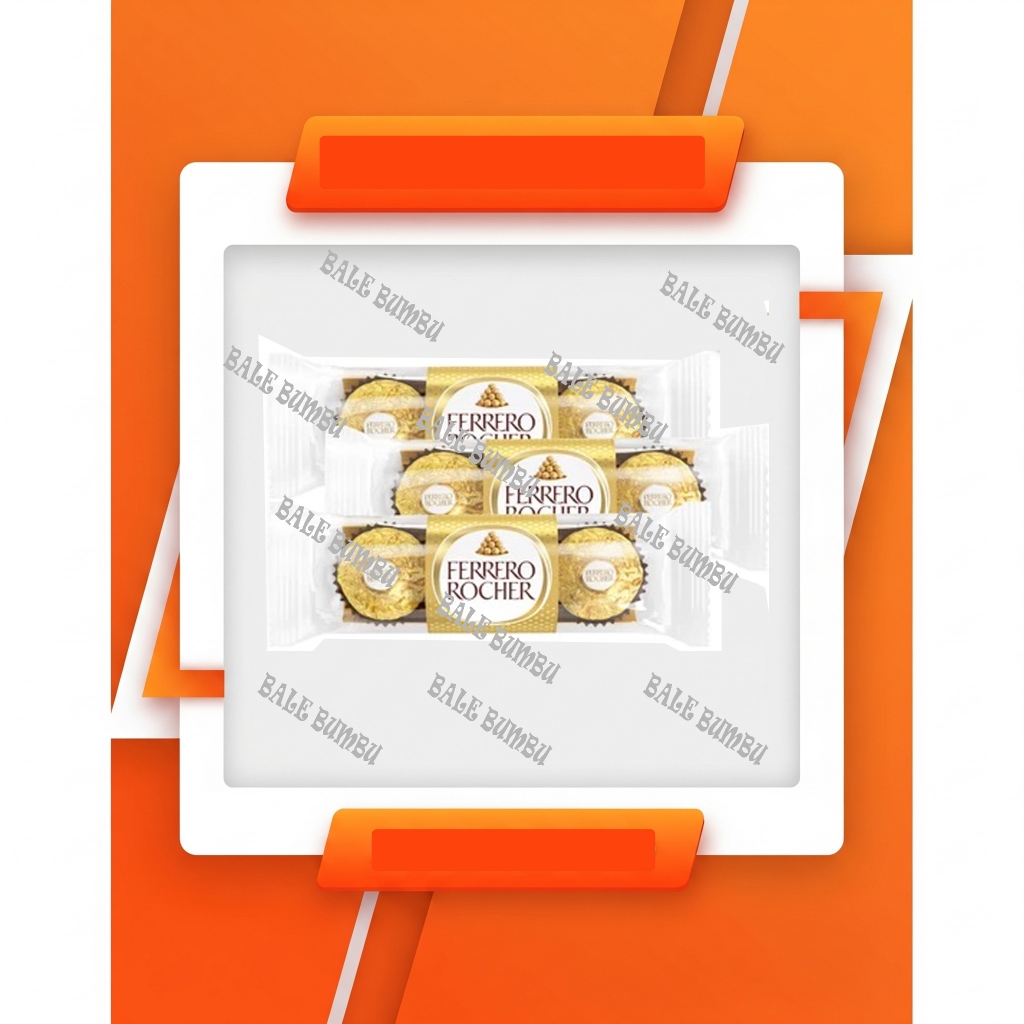 

Ferrero Rocher Premium Chocolate Isi 3pcs cokelat sultan