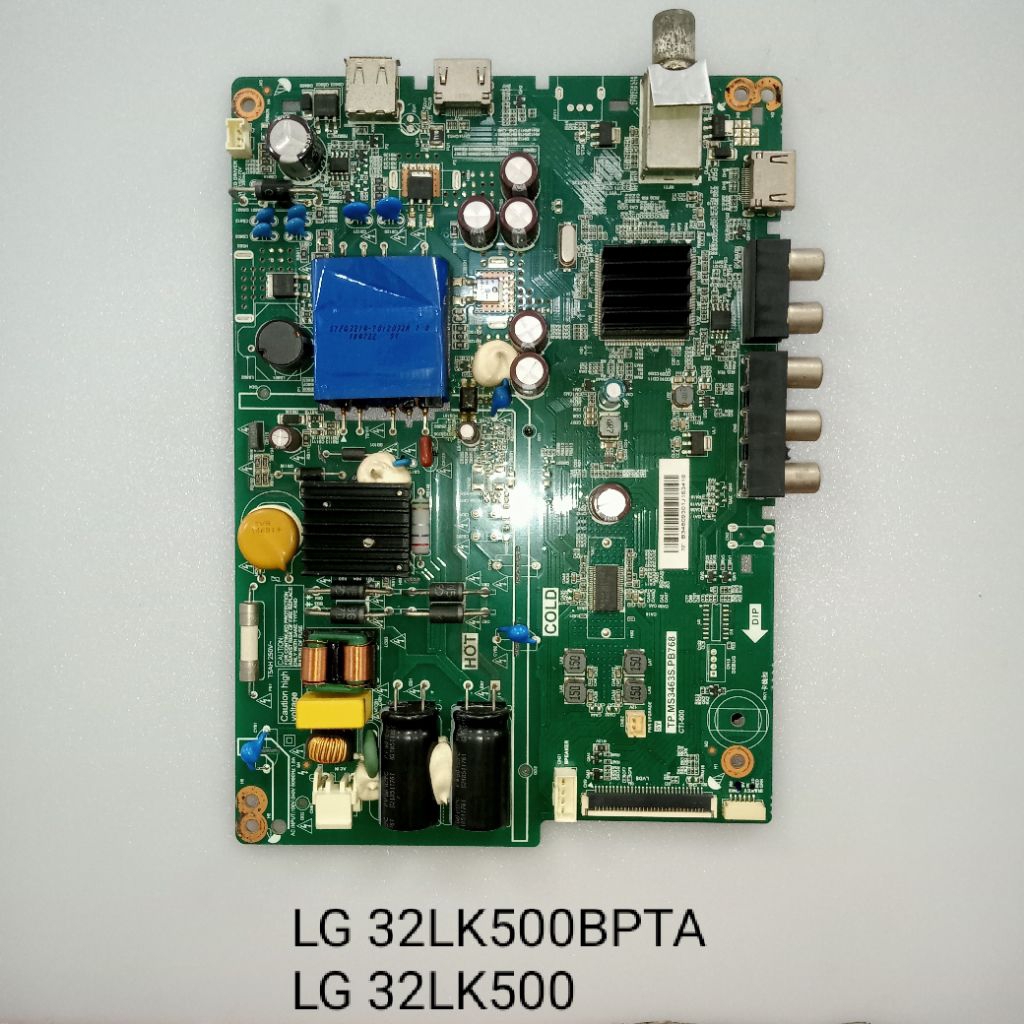 LG DIGITAL TV 32LK500BPTA -  LG 32LK500  MESIN TV LED MAINBOARD MOTHERBOARD MB MOBO MODUL TV LED