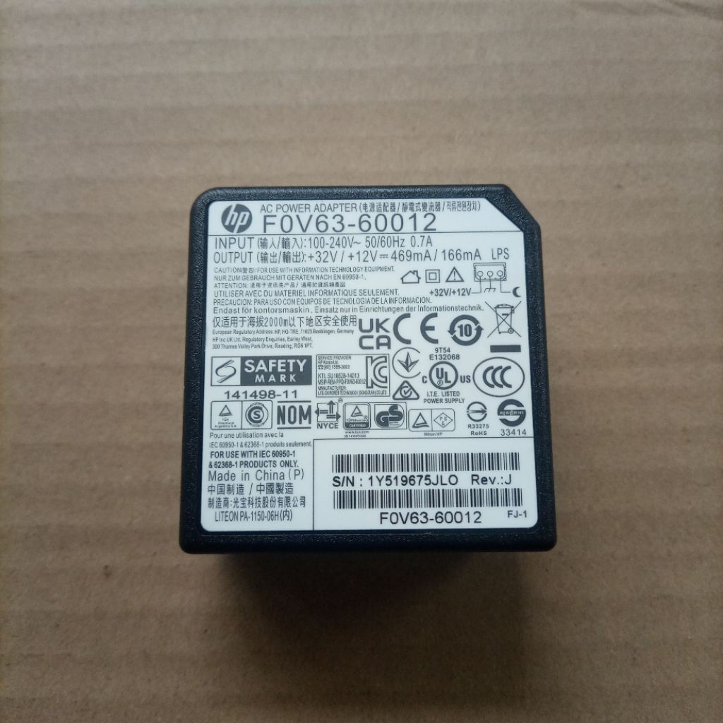 Power Supplay Adaftor Printer Hp Smart Tank 500 515