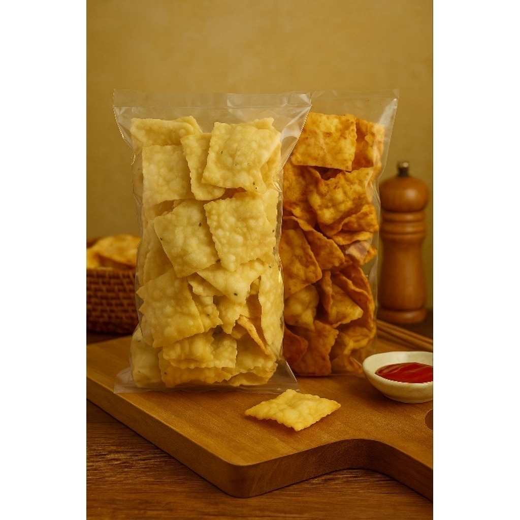 

keripik bawang / keripik bawang pangsit / keripik bawang renyah / keripik bawang pedas /keripik bawang pedas gurih