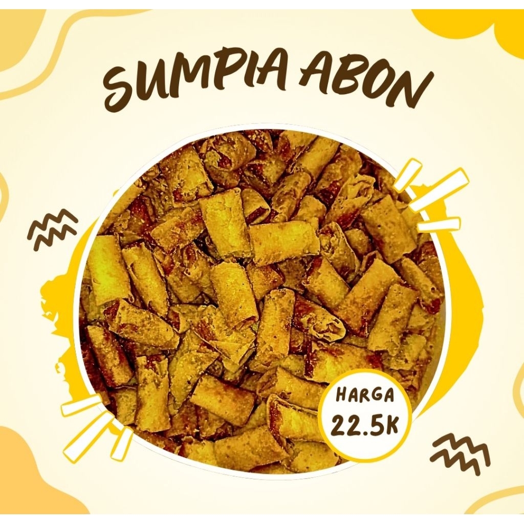 

Snack Kiloan Sumpia Abon Premium | Oleh-oleh khas Nusantara | Camilan Renyah Isi Abon Udang Asli