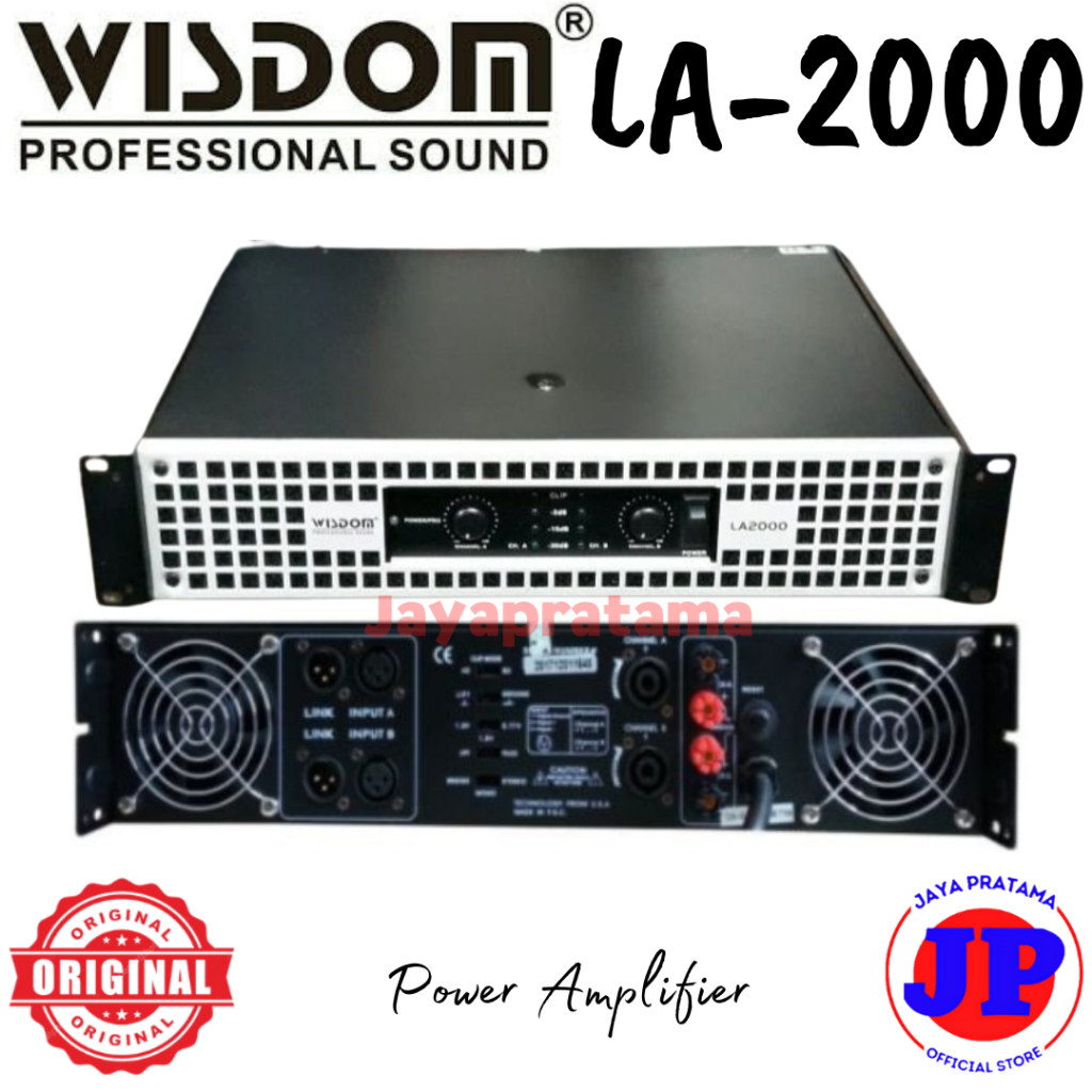 Wisdom LA2000 Power Amplifier Original LA-2000
