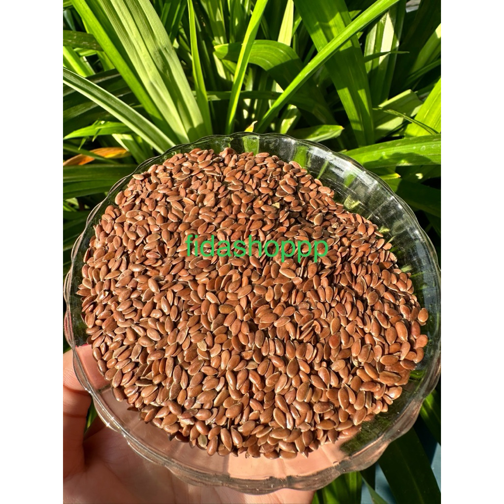 

biji rami flaxseed brown kualitas import 1kg, 500gr, 250gr