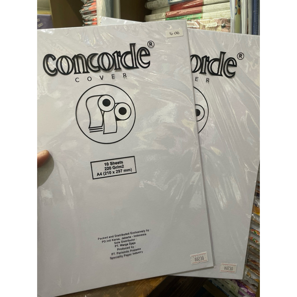 

Kertas Concorde 220 gram isi 10 lembar