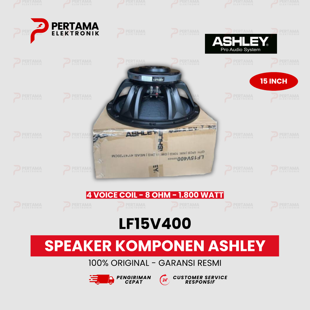 Speaker Komponen ASHLEY LF15V400 15 Inch Original / Speaker Ashley 15 Inch