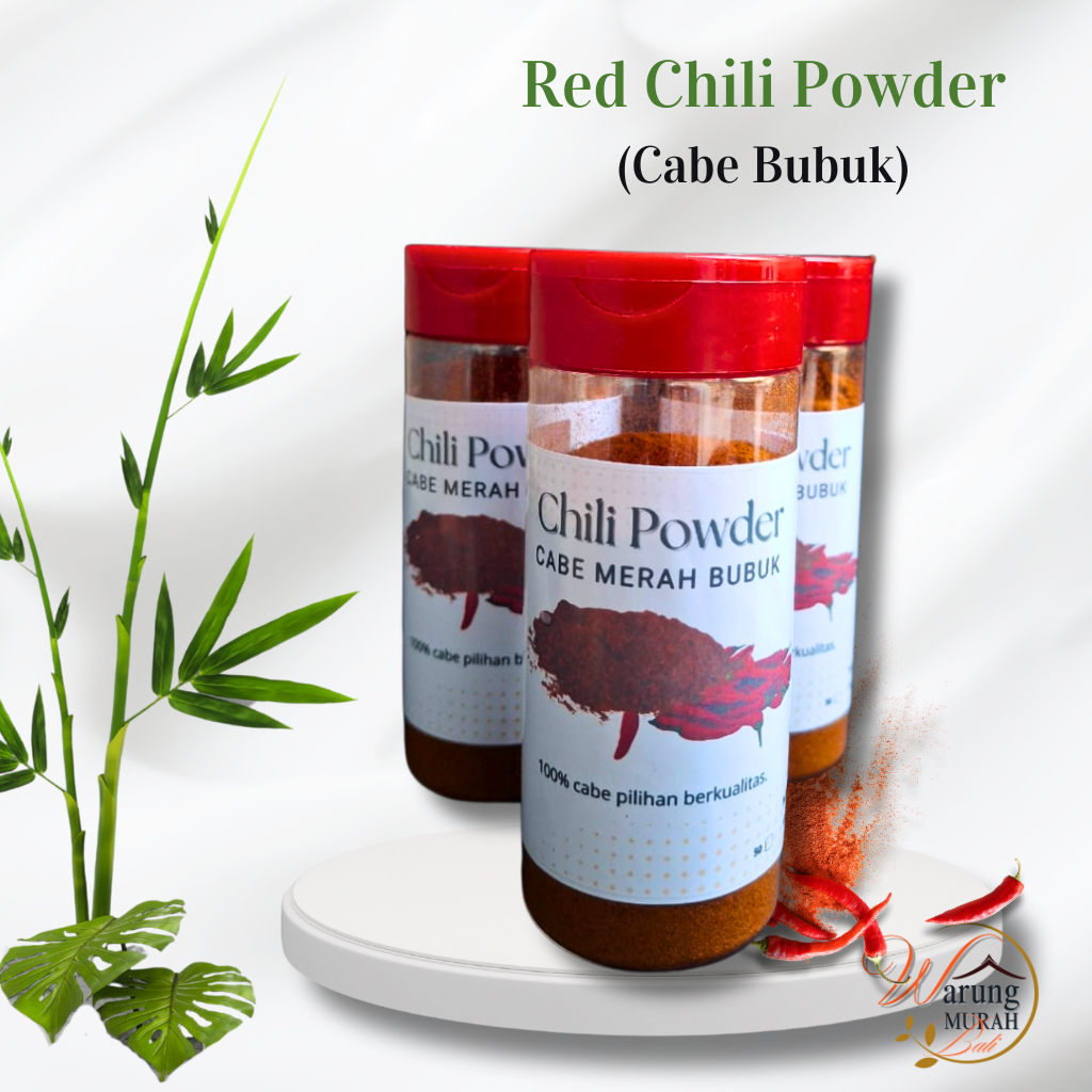 

Cabe Bubuk Halus Super Pedas – 100% Cabe Asli