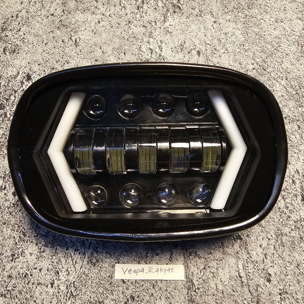 Headlamp Daymaker Vespa Px Ps Strada Lampu Daymaker Vespa Px Series