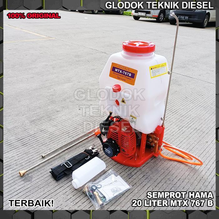 Mesin Sprayer Semprot Hama Gendong 20 Liter MTX-767B Knapsack Portable Sprayer 20 L MTX 767 B Origin