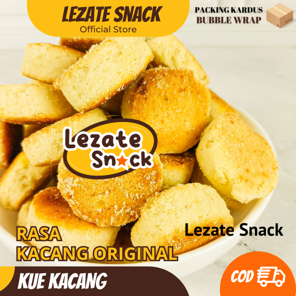 

Kue Kacang 1KG Renyah Enak Kiloan Murah / Roti Kacang / Roti Kering /Kue Kering Lebaran / Kue Kacang Mak Enak Lezate WAP SHOP