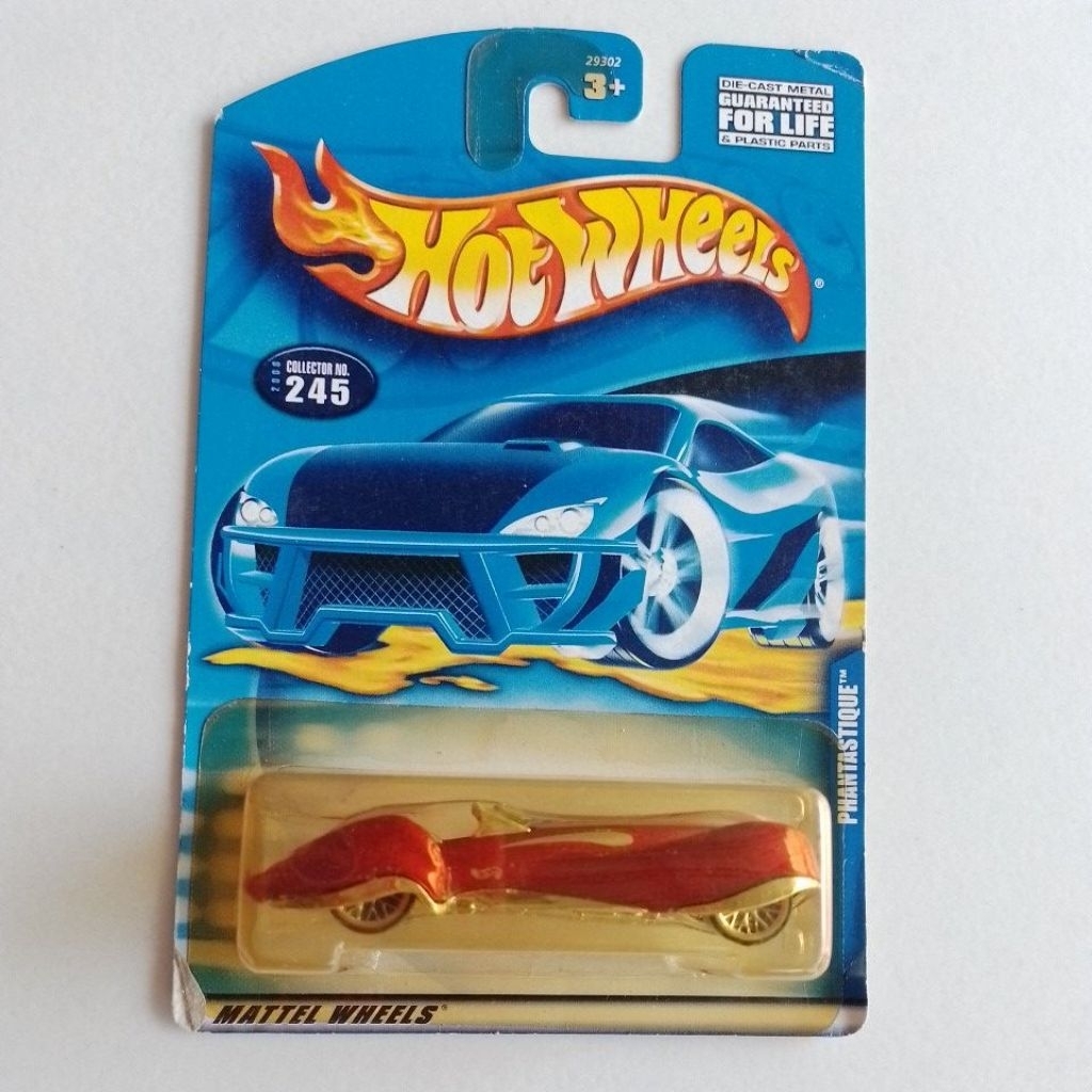 Hotwheels blue card PHANTASTIQUE