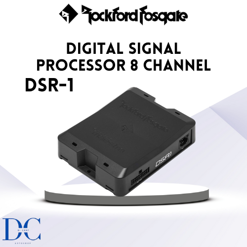 Rockford Fosgate Digital Signal Processor DSR-1 - 8 Channel - DSP Audio Mobil - 100% Original