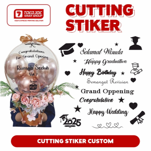 

CUTTING STIKER NAMA, LOGO CUSTOM ACARA, WEDDING, WISUDA
